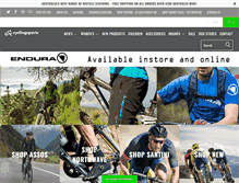 Tablet Screenshot of cyclingsports.com.au